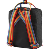 Fjällräven Black-Rainbow Pattern Kånken Rainbow Mini