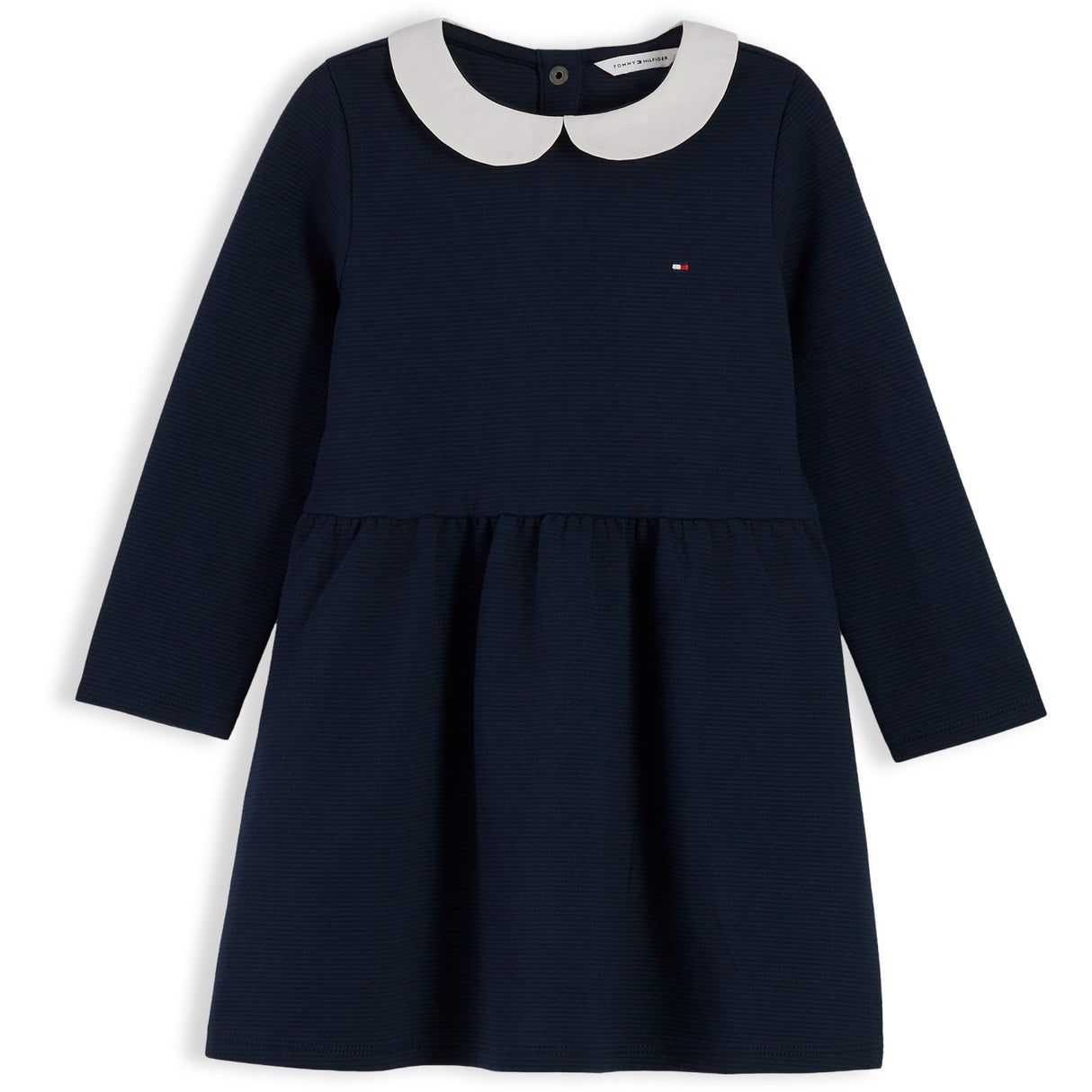 Tommy Hilfiger Dark Blue-Blue Lg Fit Och Flare Klänning