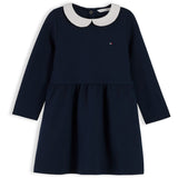Tommy Hilfiger Dark Blue-Blue Lg Fit Och Flare Klänning