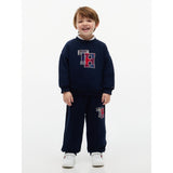 Tommy Hilfiger Dark Blue-Blue Lu Crewneck Och Sweatpant Sett