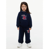 Tommy Hilfiger Dark Blue-Blue Lu Crewneck Och Sweatpant Sett