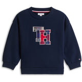 Tommy Hilfiger Dark Blue-Blue Lu Crewneck Och Sweatpant Sett