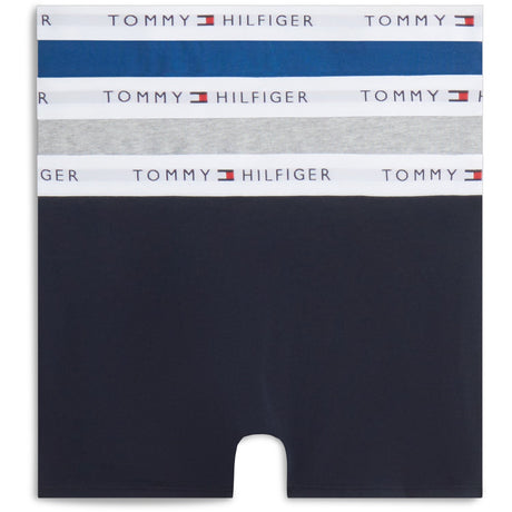 Tommy Hilfiger Grey H / Opulent Blue / Navy Blue-Brown 3Pk Trunk