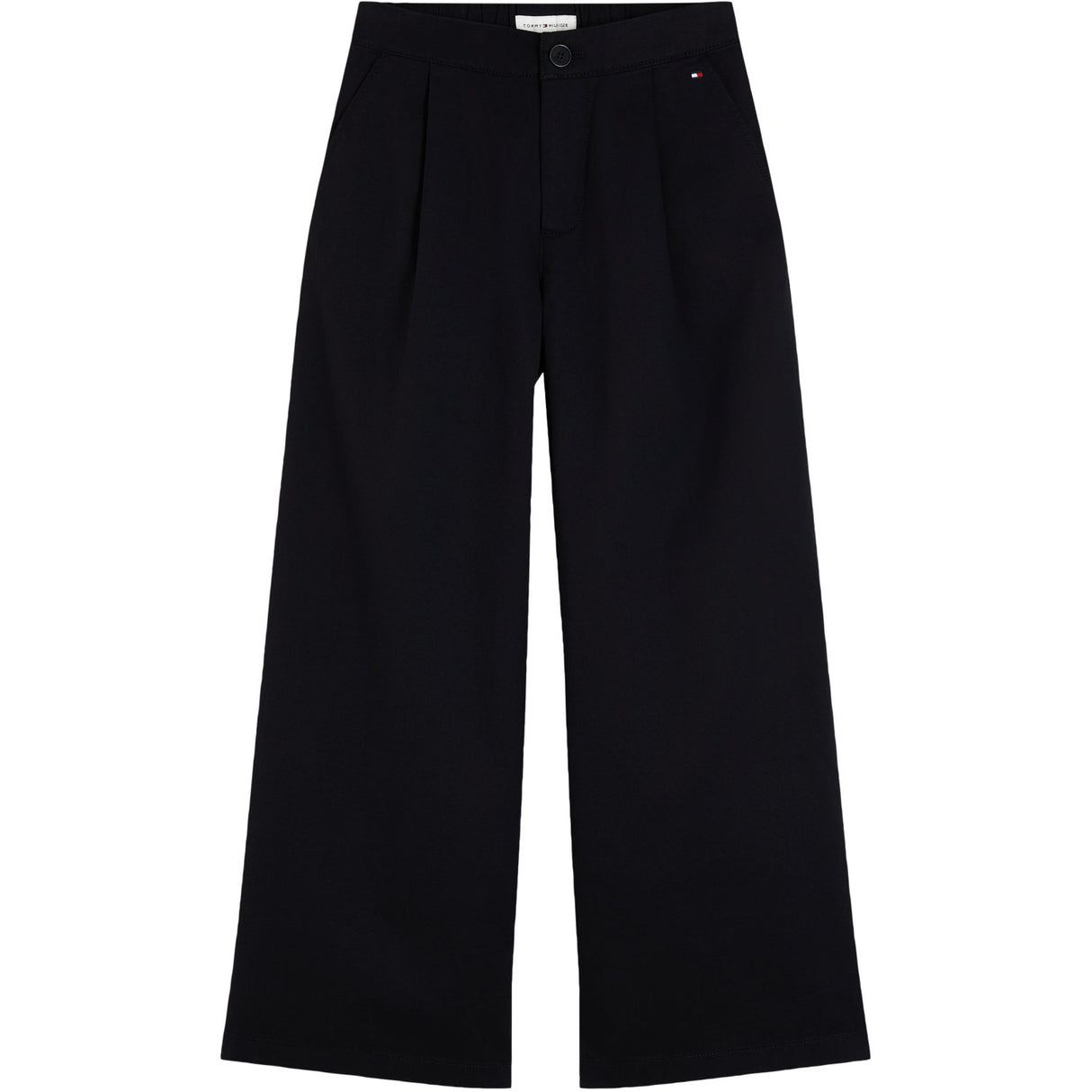 Tommy Hilfiger Black-Black Wide Leg Byxor