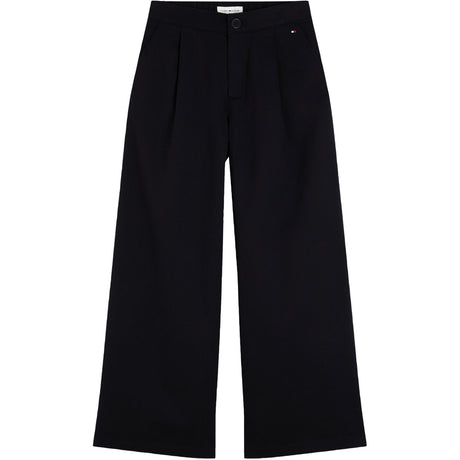 Tommy Hilfiger Black-Black Wide Leg Byxor