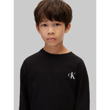 Calvin Klein Black / White-Black 2-Pack Monogram T-Shirt Ls