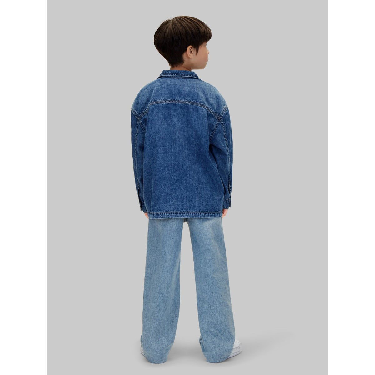 Calvin Klein Beckford-Blue Ck Lt Wt Denim Skjorta