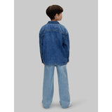 Calvin Klein Beckford-Blue Ck Lt Wt Denim Skjorta