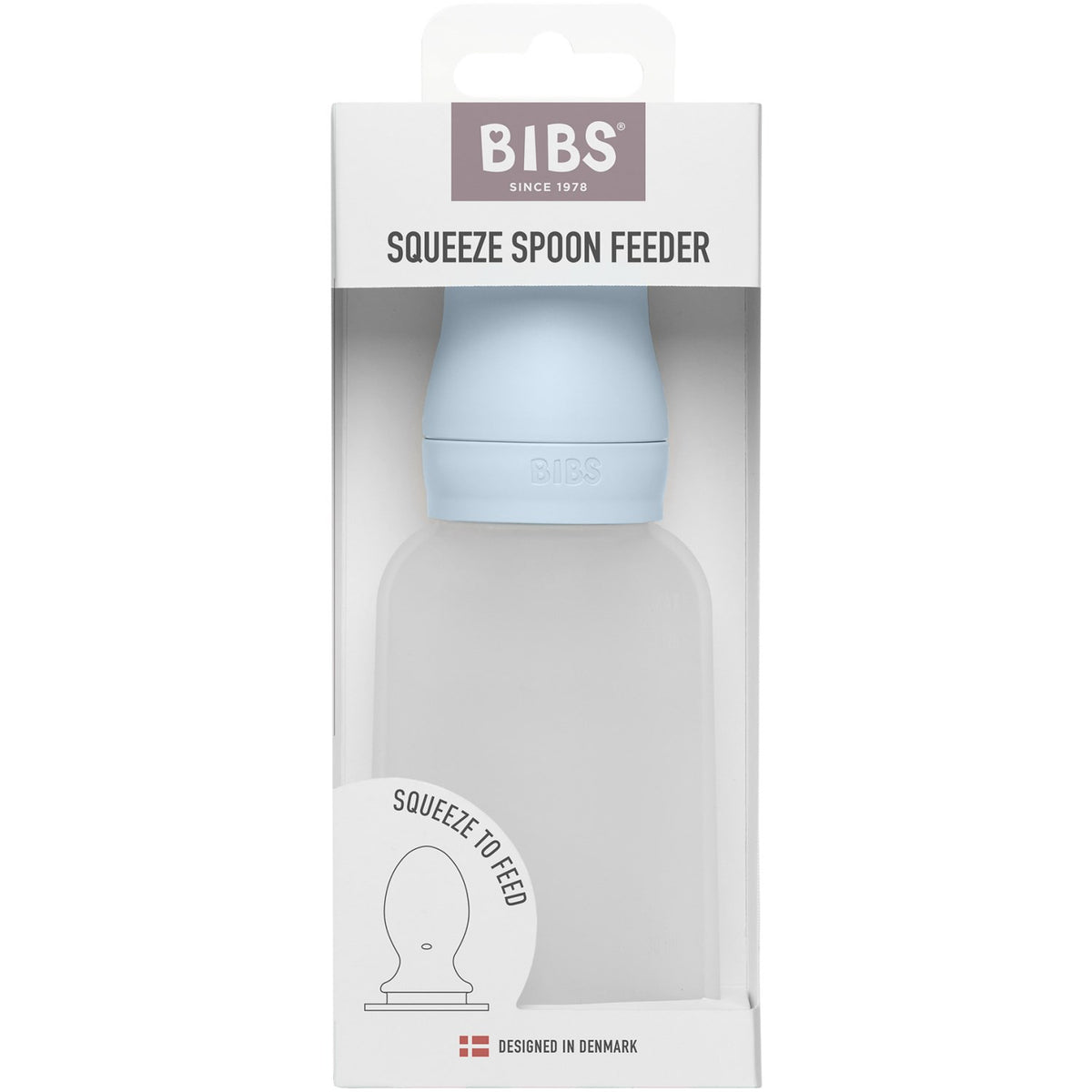 Bibs Baby Blue Sked Feeder Squeeze