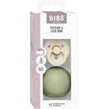 Bibs Ivory / Sage Colour Napp Round Latex & Napp Case Mini