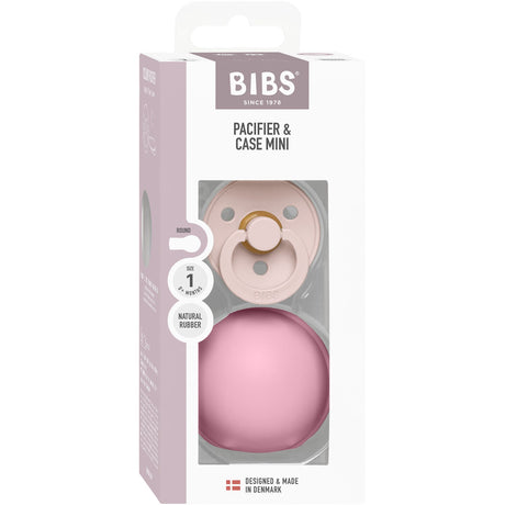 Bibs Petal / Baby Pink Colour Napp Round Latex & Napp Case Mini