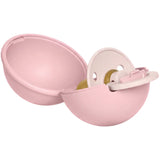 Bibs Petal / Baby Pink Colour Napp Round Latex & Napp Case Mini