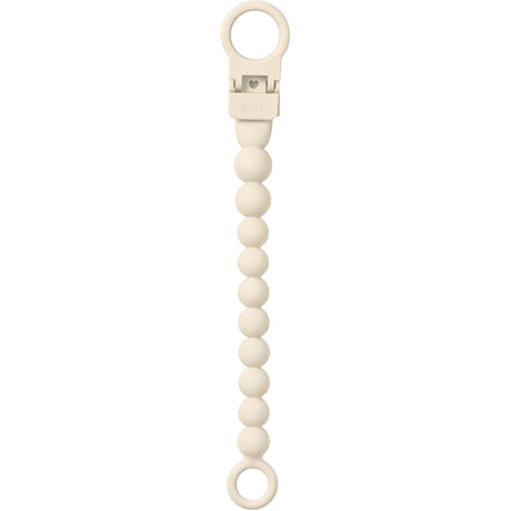 Bibs Ivory Napp Clip Beaded