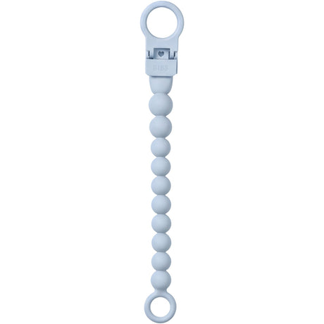 Bibs Baby Blue Napp Clip Beaded