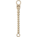 Bibs Vanilla Napp Clip Beaded