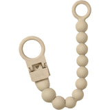 Bibs Vanilla Napp Clip Beaded