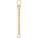 Bibs Pale Butter Napp Clip Beaded