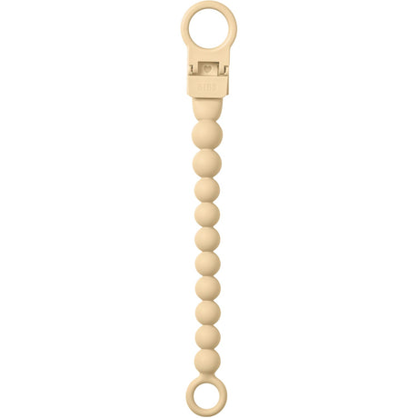 Bibs Pale Butter Napp Clip Beaded