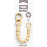 Bibs Pale Butter Napp Clip Beaded