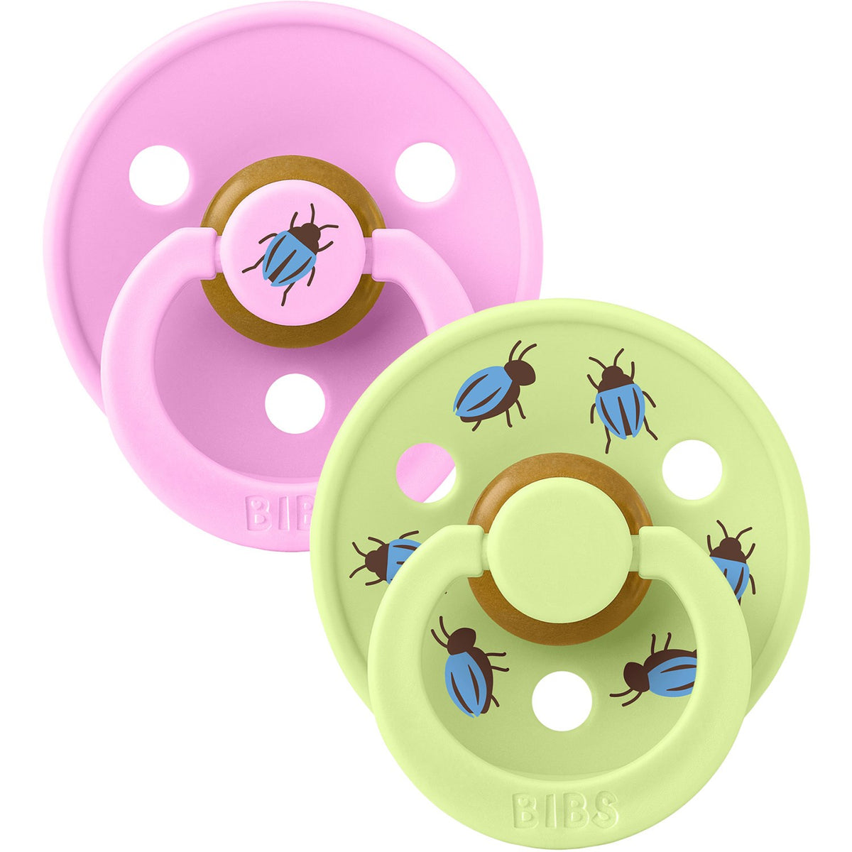 Bibs Ballet / Matcha Studio Colour Napp Beetle Mix 2 Pack Latex Round