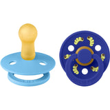 Bibs Breeze / Sonic Studio Colour Napp Caterpillar Mix 2 Pack Latex Round