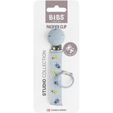Bibs Dusty Blue Studio Napp Clip Ribbon Caterpillar Beetle Mix