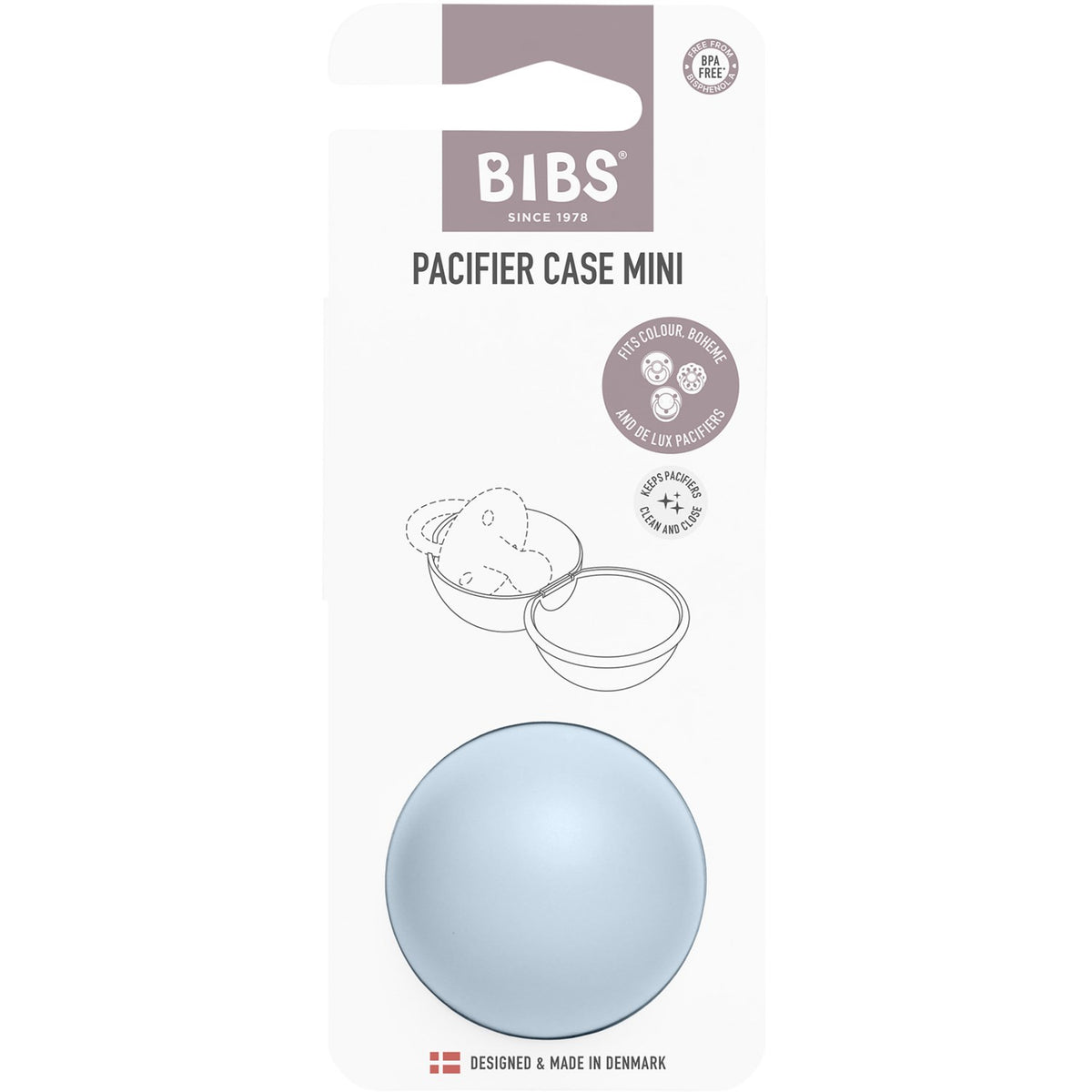 Bibs Baby Blue Napp Case Mini