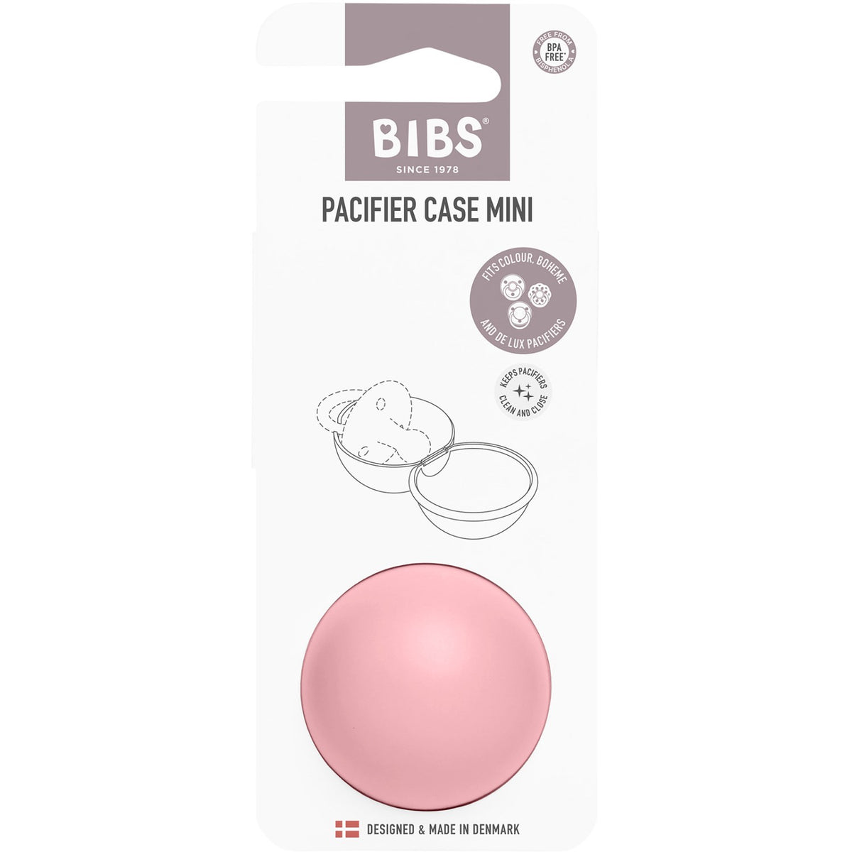 Bibs Baby Pink Napp Case Mini