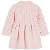 Tommy Hilfiger Whimsy Pink-Pink Sweater Cable Klänning Ls