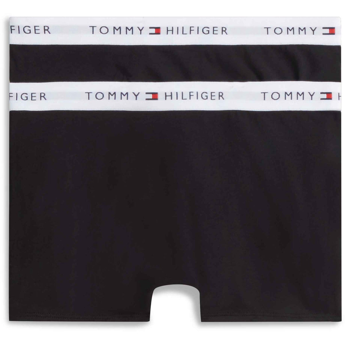 Tommy Hilfiger Black / Black-Orange 2-Pack Bomull Trunk
