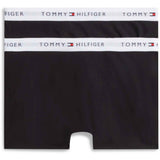 Tommy Hilfiger Black / Black-Orange 2-Pack Bomull Trunk