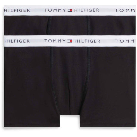 Tommy Hilfiger Black / Black-Orange 2-Pack Bomull Trunk
