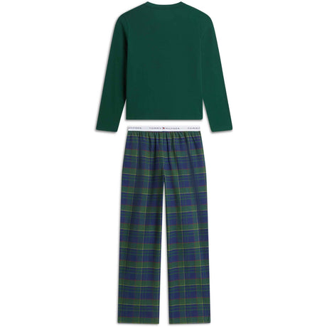 Tommy Hilfiger Orn Green / Buffalo Check Evergreen-Brown Long Pj Sett