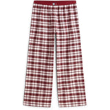 Tommy Hilfiger Lt Pink/ Lt Pink Plaid-Brown Ls Pj Sett
