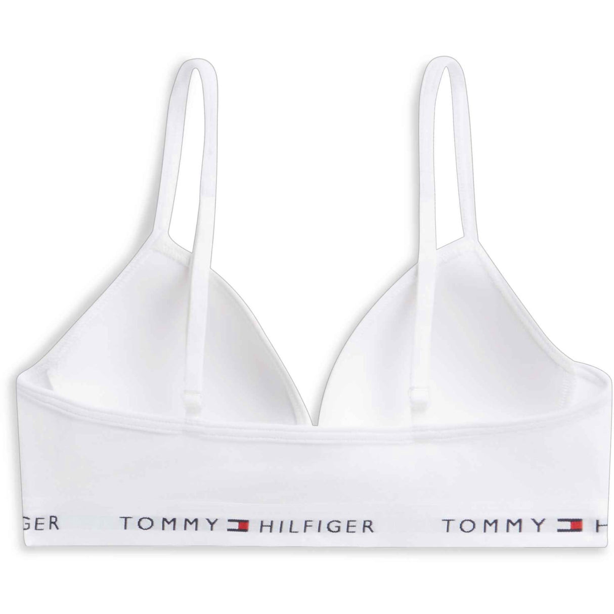 Tommy Hilfiger White-White Bomull Fixed Foam BH