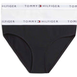 Tommy Hilfiger White / Black-Orange 2-Pack Bomull Bikini