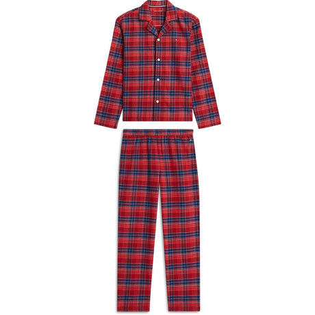 Tommy Hilfiger Check Global Stp Medium Red-Red Flannel Pj Sett