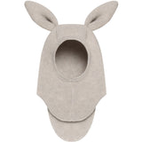 Huttelihut Camel Melange Balaclava Ears Wool Fleece