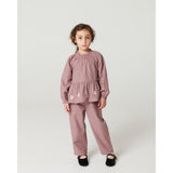 COPENHAGEN COLORS Winter Rose Check Comb. Blus M/ Flower Embroidery