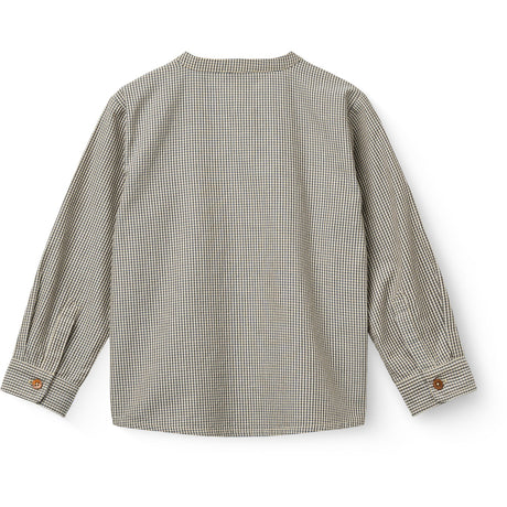 COPENHAGEN COLORS Endless Sky/ Brown Check Comb Check Skjorta M/ Placket