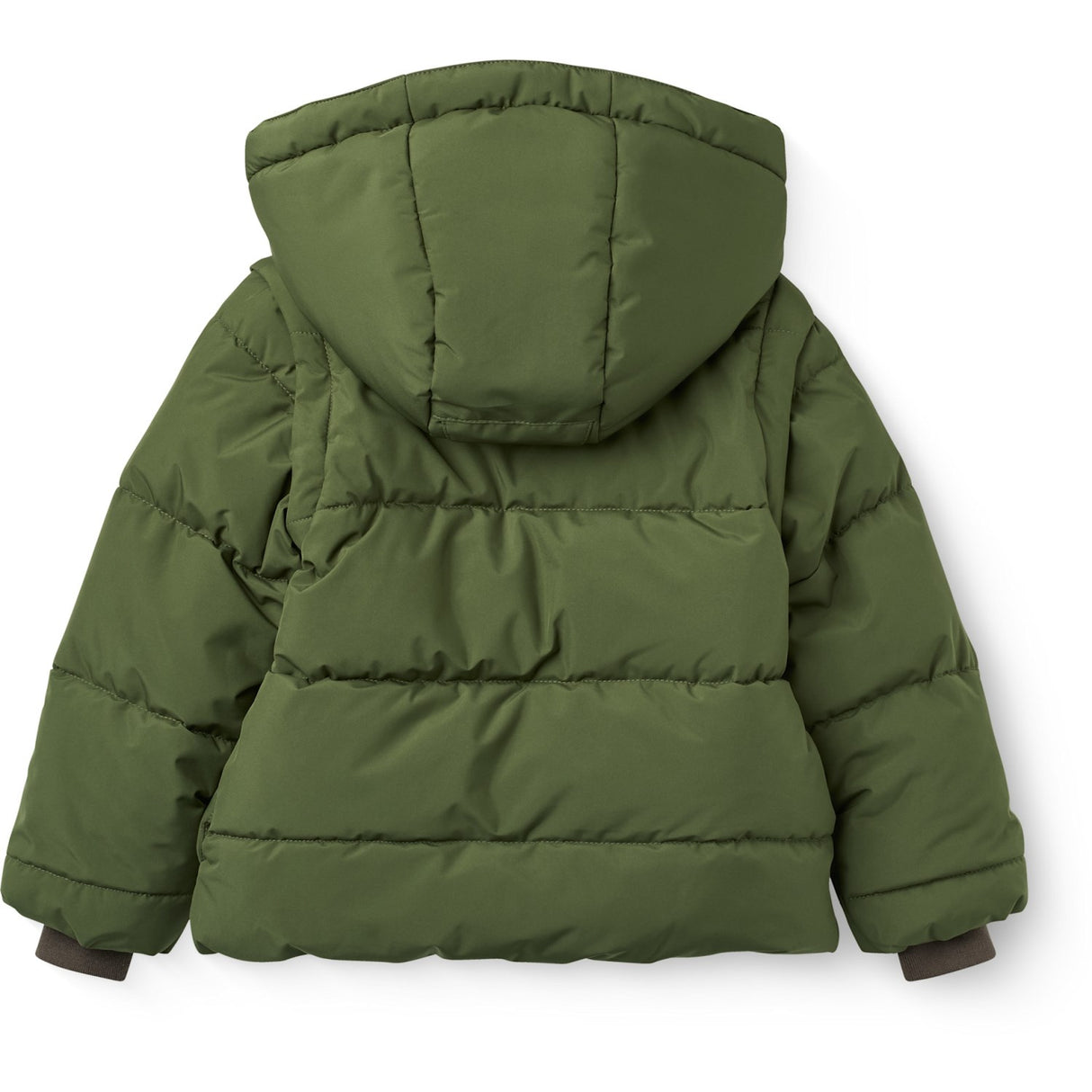 COPENHAGEN COLORS Dk. Green 2 I 1 Puffer Jacka M/ Removable Ärmar