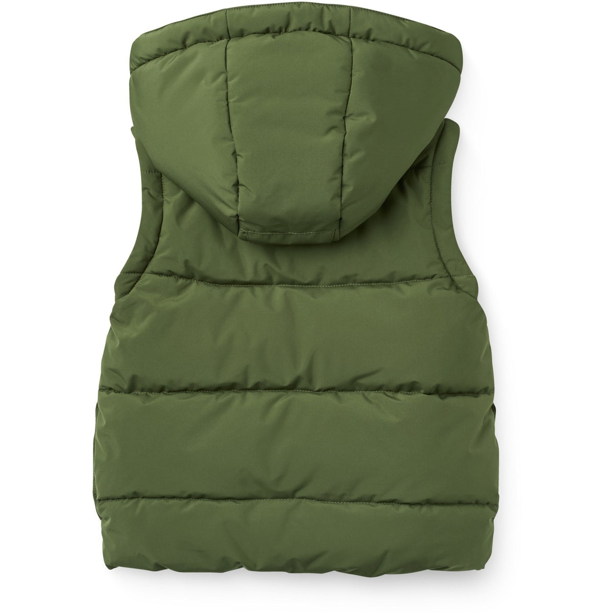 COPENHAGEN COLORS Dk. Green 2 I 1 Puffer Jacka M/ Removable Ärmar