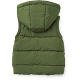 COPENHAGEN COLORS Dk. Green 2 I 1 Puffer Jacka M/ Removable Ärmar