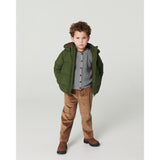 COPENHAGEN COLORS Dk. Green 2 I 1 Puffer Jacka M/ Removable Ärmar