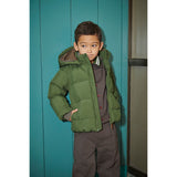 COPENHAGEN COLORS Dk. Green 2 I 1 Puffer Jacka M/ Removable Ärmar