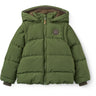 COPENHAGEN COLORS Dk. Green 2 I 1 Puffer Jacka M/ Removable Ärmar