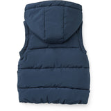 COPENHAGEN COLORS Navy 2 I 1 Puffer Jacka M/ Removable Ärmar