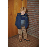COPENHAGEN COLORS Navy 2 I 1 Puffer Jacka M/ Removable Ärmar