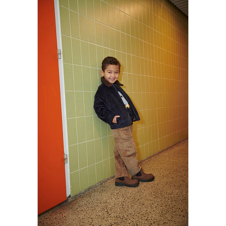 COPENHAGEN COLORS Brown Corduroy Cargo Byxor