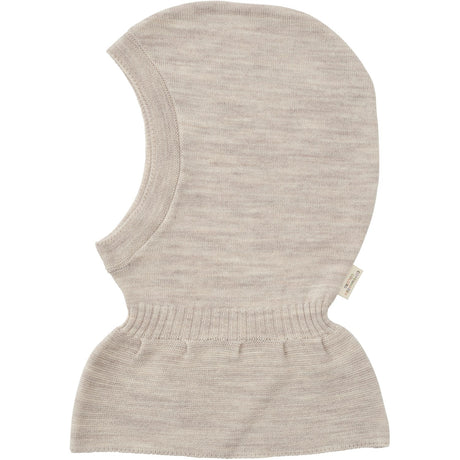 COPENHAGEN COLORS Grey Mel. Lt. Stickad Merino Elefanthatt Med Frill